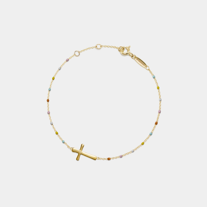 Colores Cross Anklet