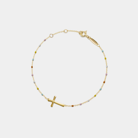 Colores Cross Anklet