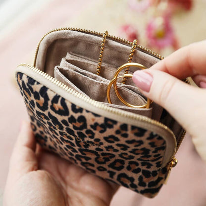 Leopard Purse Jewelry Case