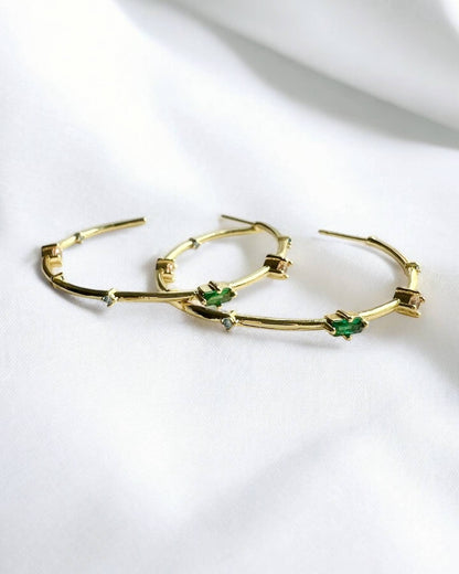 Emmi Rhinestone Hoops