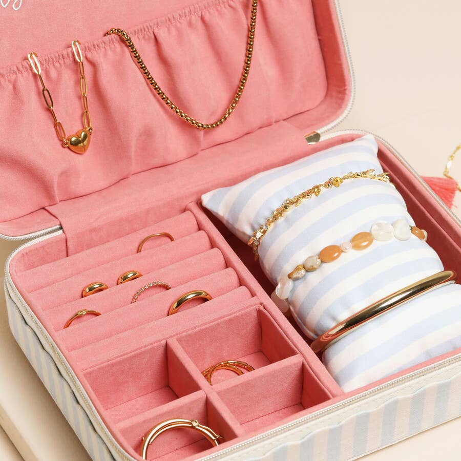Amalfi Linen Jewelry case