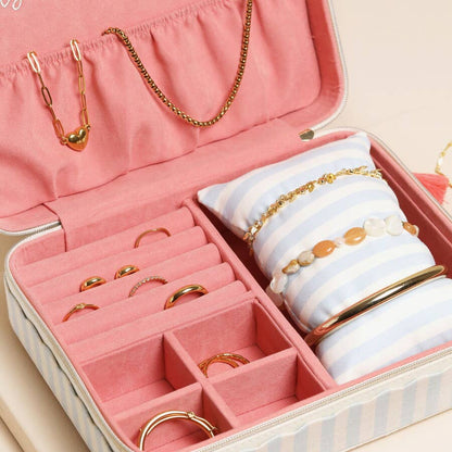 Amalfi Linen Jewelry case