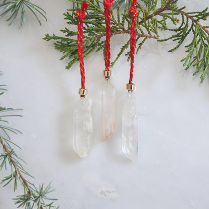 Quartz Crystal Ornament / Package Charm