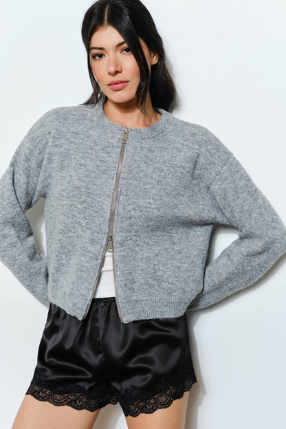 Parker Zip Cardigan