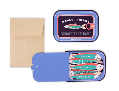 Friendly Sardines In a Mini Card