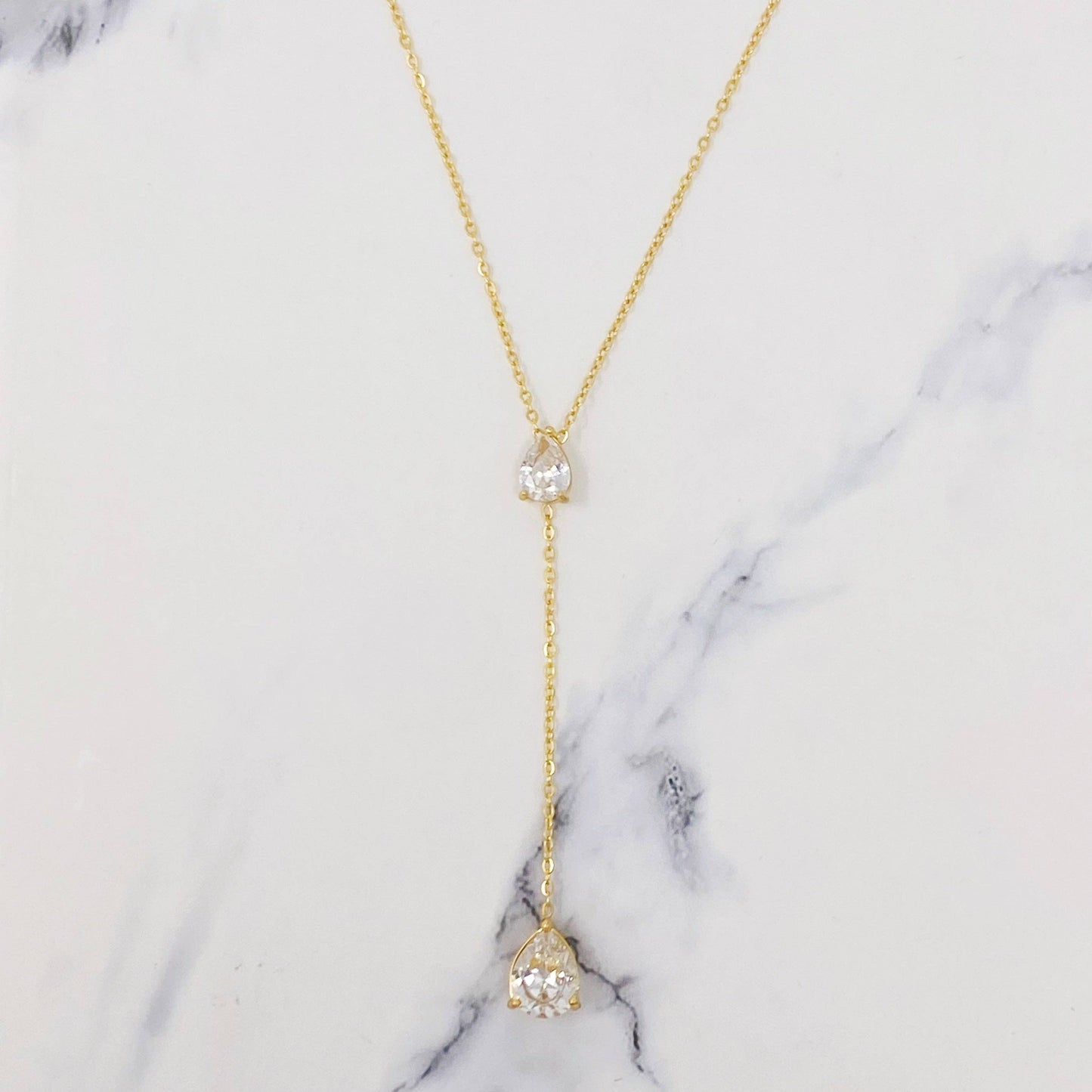 Destiny Drop Lariat Necklace