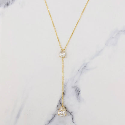 Destiny Drop Lariat Necklace