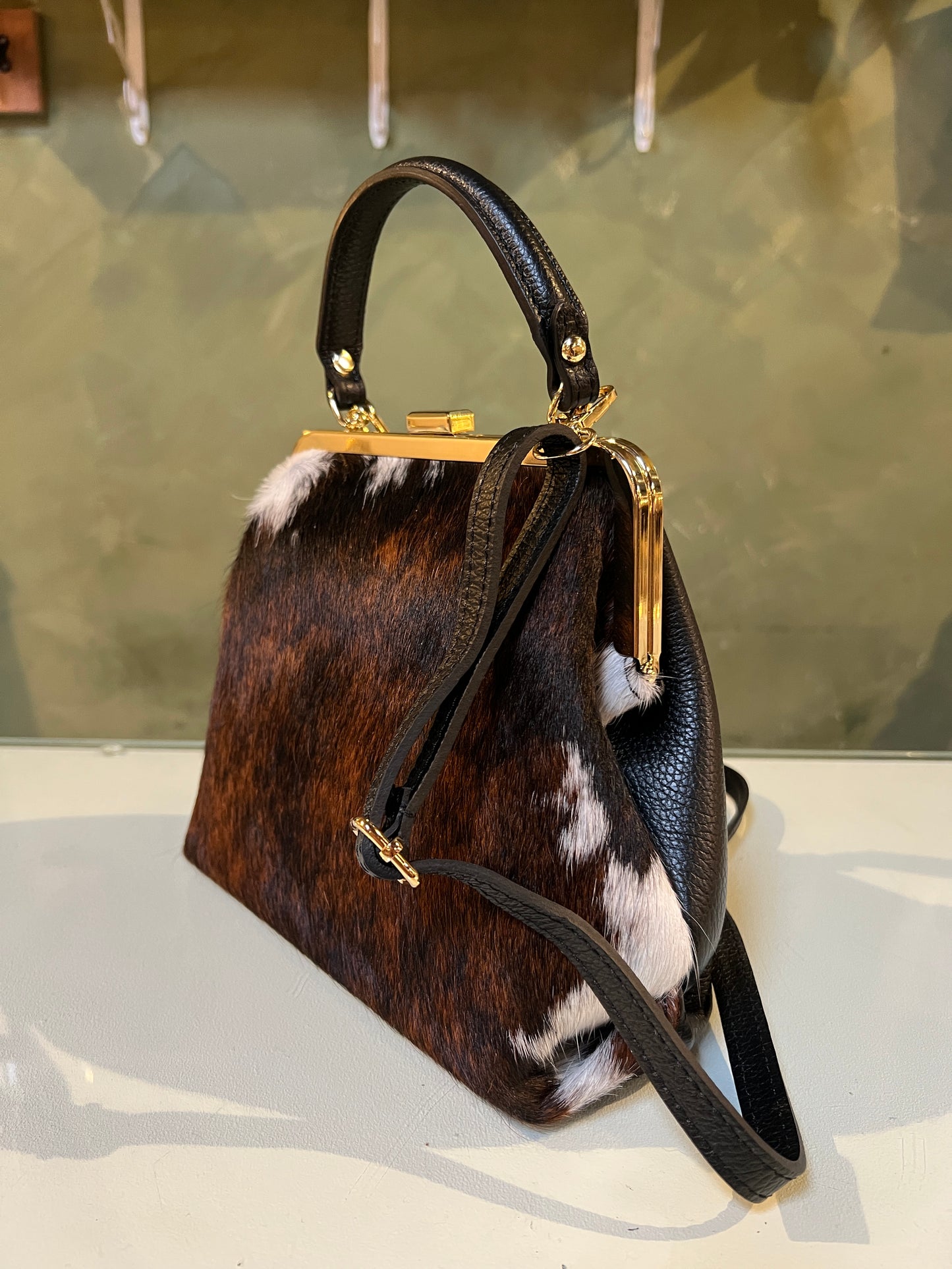 Bandit Cowhide Handbag