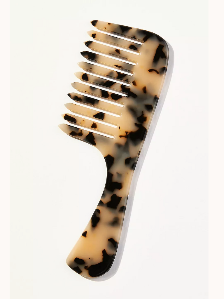 Wide Tooth Acetate Hair Comb | Eco-Friendly