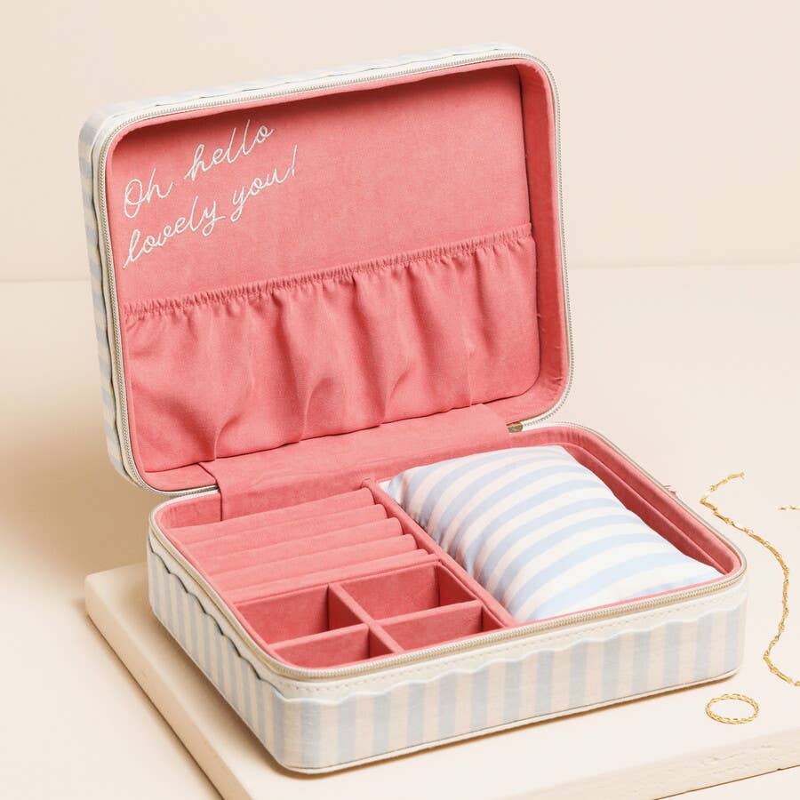 Amalfi Linen Jewelry case