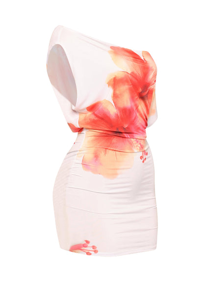 Coral Mini Dress