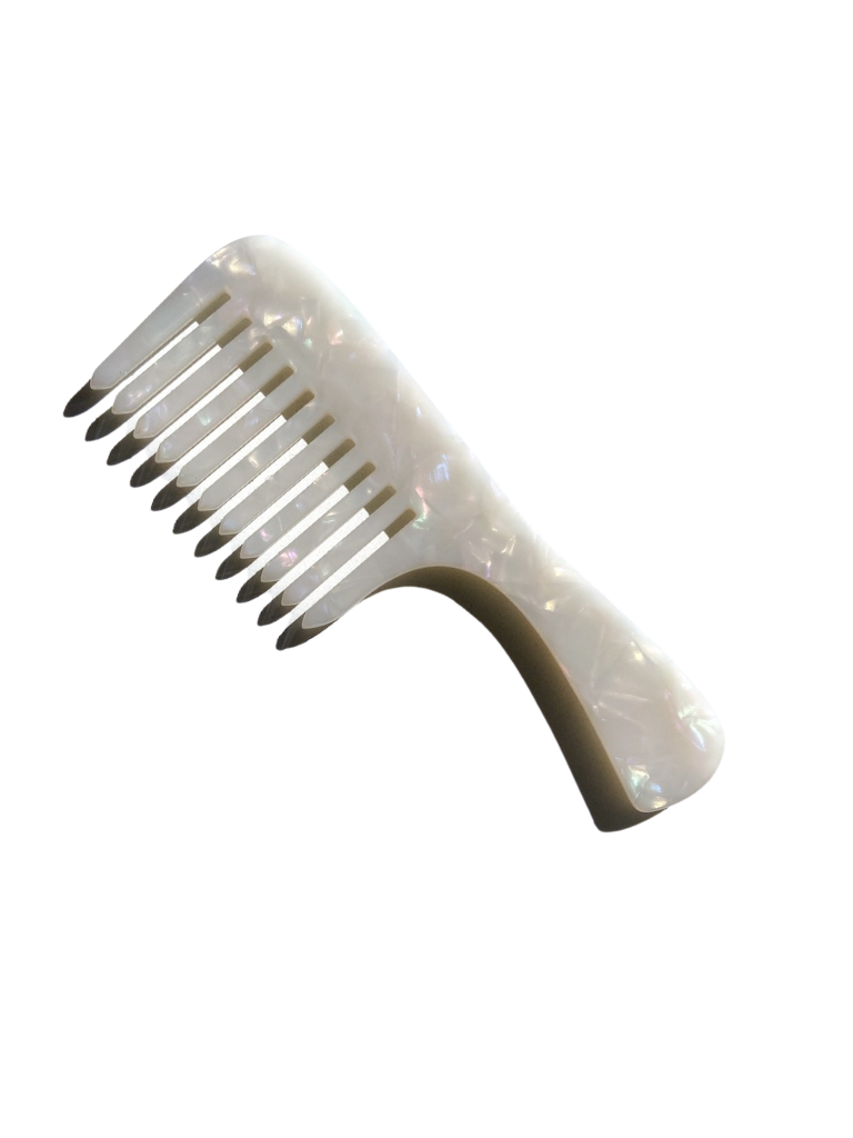 Wide Tooth Acetate Hair Comb | Eco-Friendly