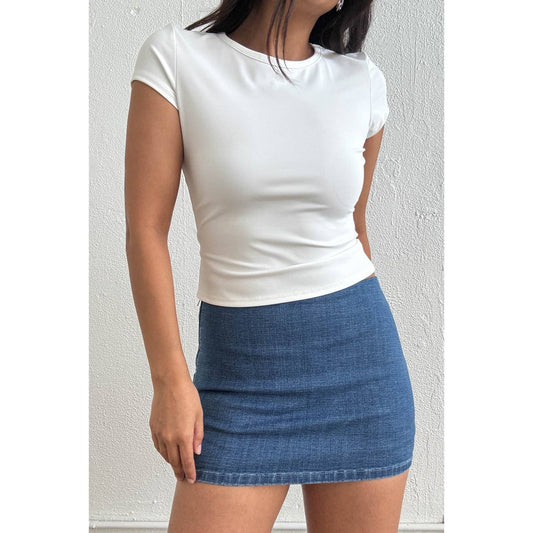 Daniella Denim Mini Skirt