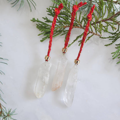 Quartz Crystal Ornament / Package Charm