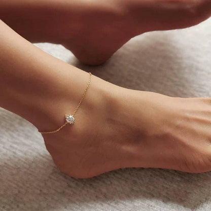 Solo Marquise Anklet