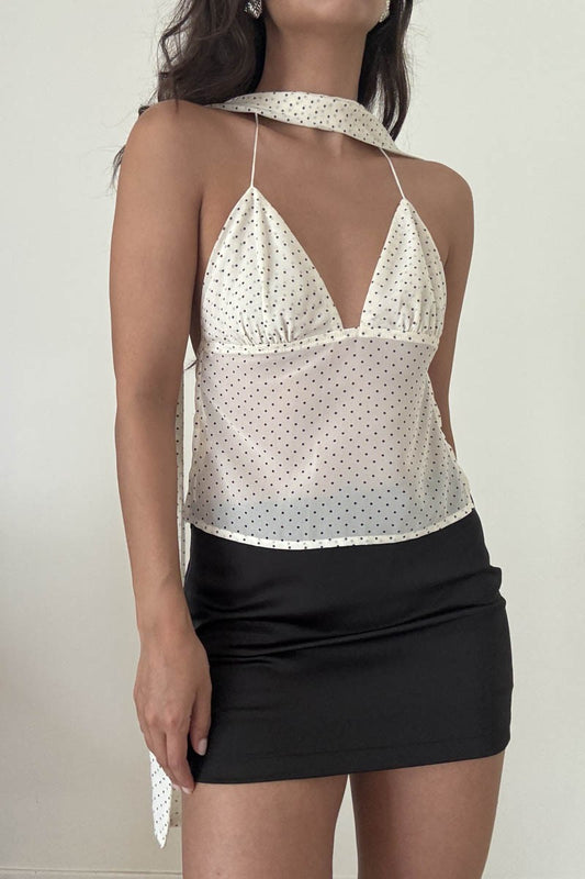 Tiana Satin Mini Skirt
