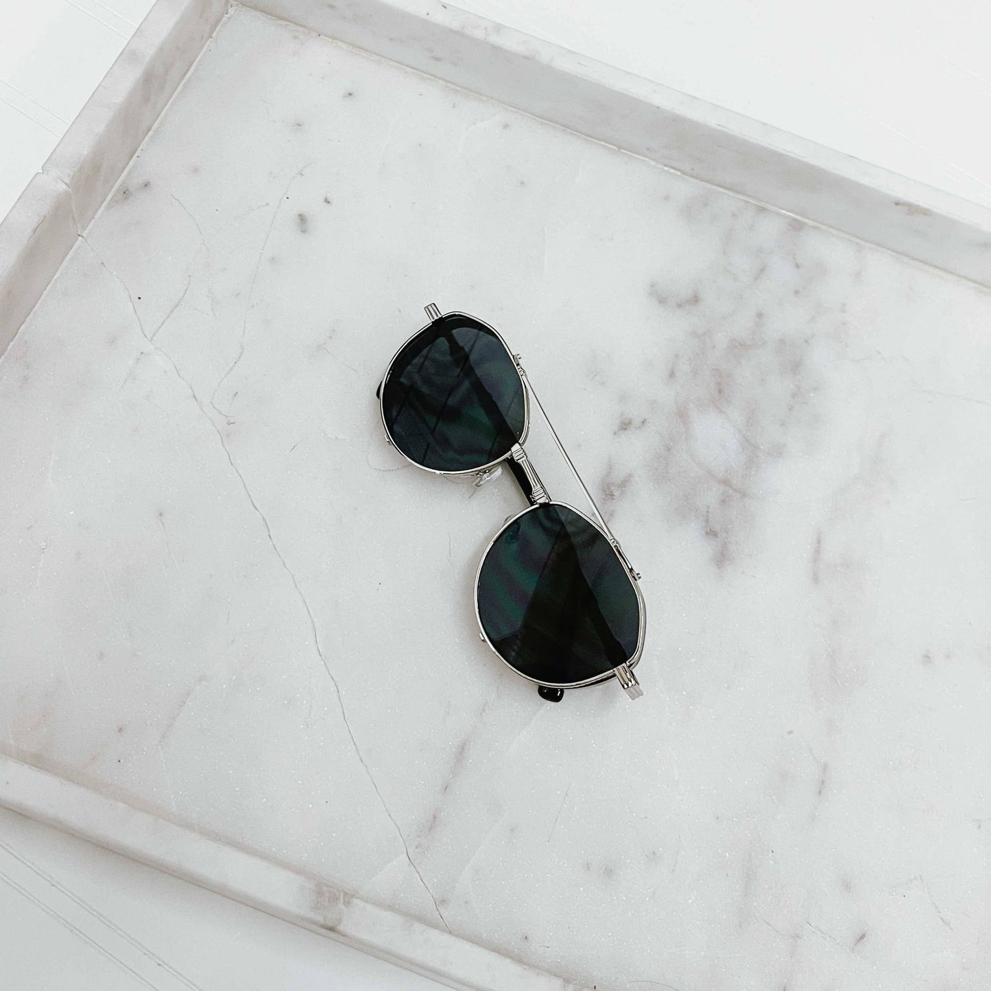 Gemma Retro Aviator Sunglasses