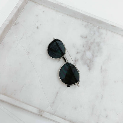 Gemma Retro Aviator Sunglasses