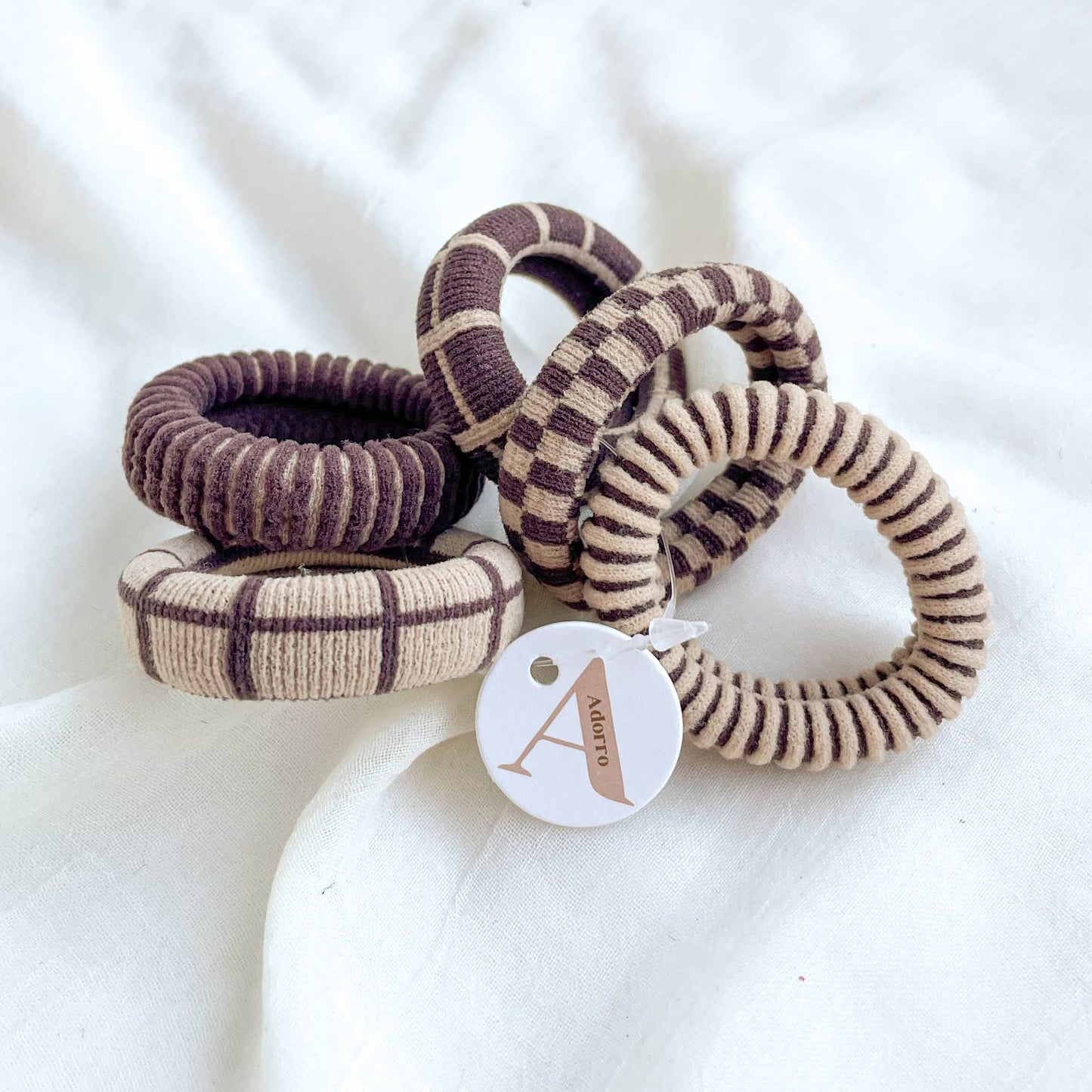 Mocha Thick Hair Band Set
