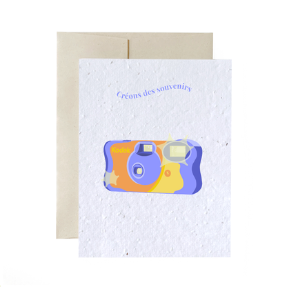 Souvenir Photo | Growing Paper Greeting Card