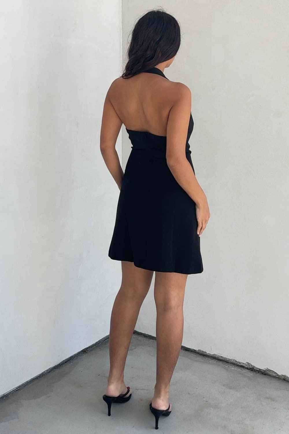Eloise Tailored Halter Dress