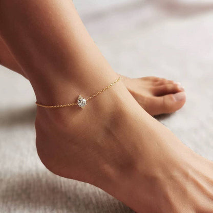 Solo Marquise Anklet