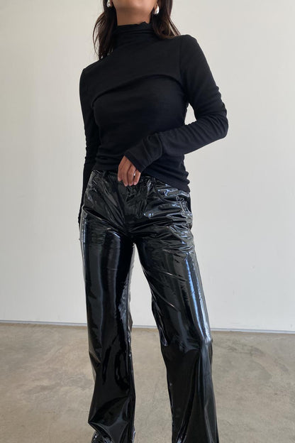 Karina Sheer High Neck Top