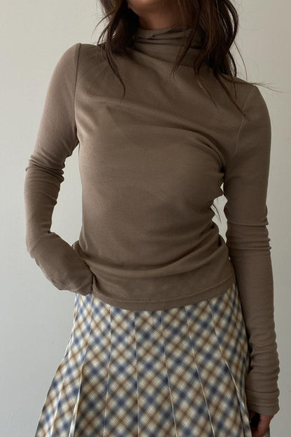 Karina Sheer High Neck Top