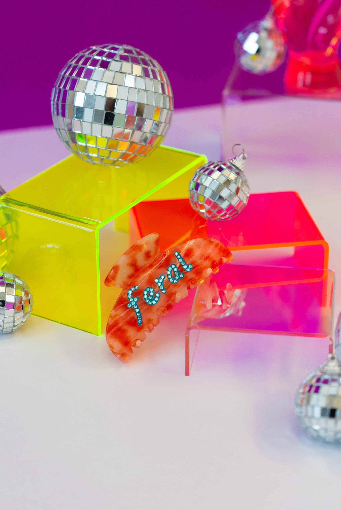 Feral Rhinestone Hair Clip