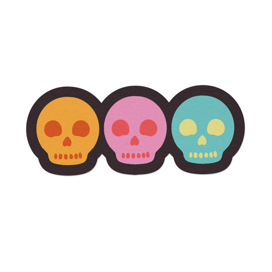 Colores Skulls | Day of the Dead Sticker
