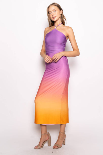 Sunset Sorbet Maxi Dress