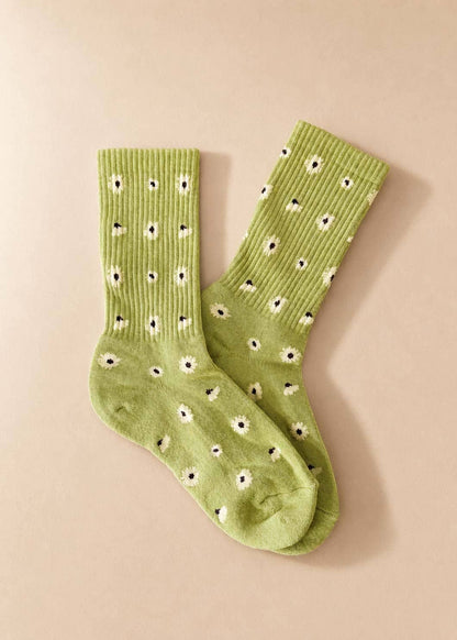 Daisy Doo Crew Socks