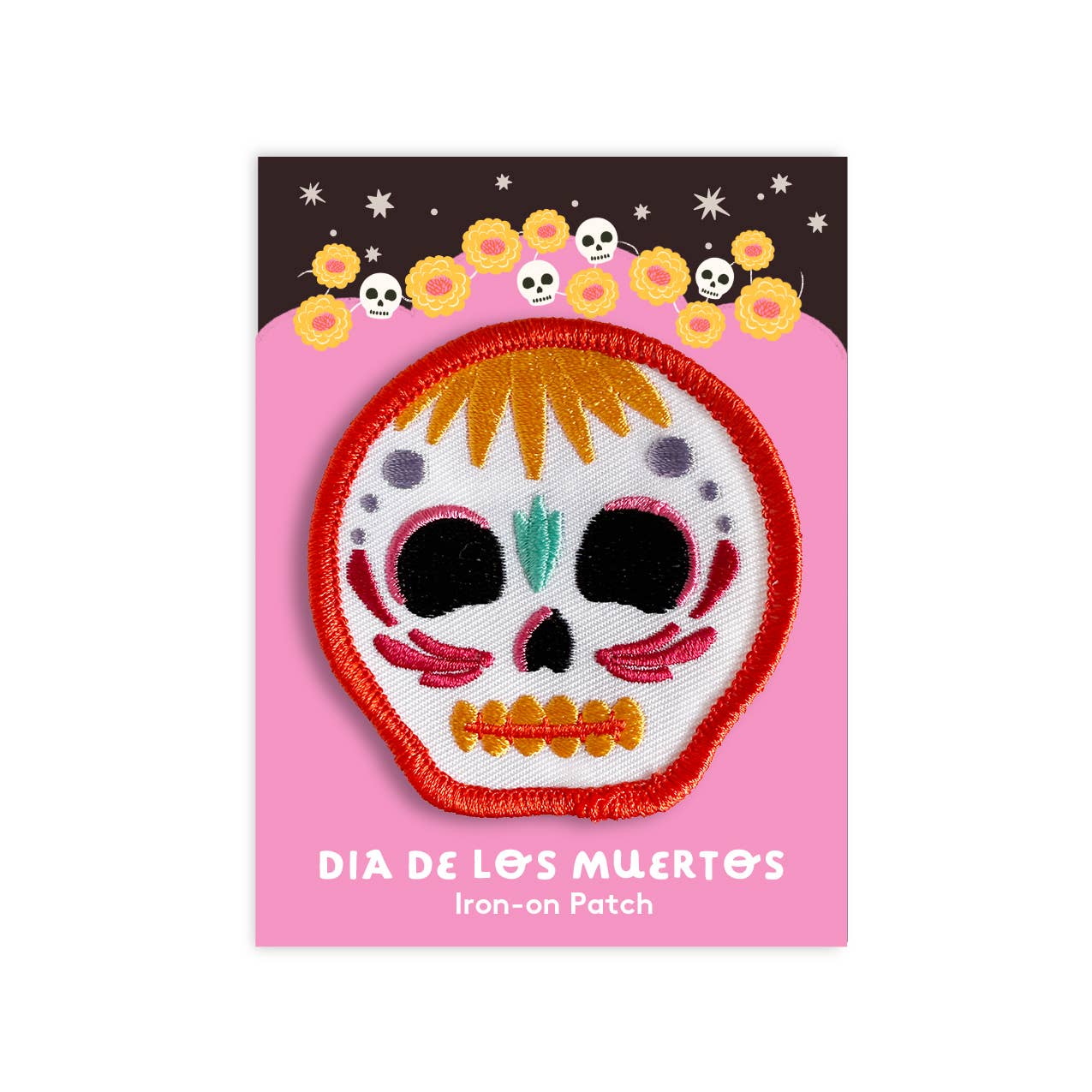 Calavera Día de los Muertos Patch