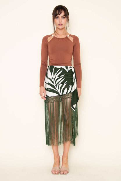 Amazonia Fringe Skirt