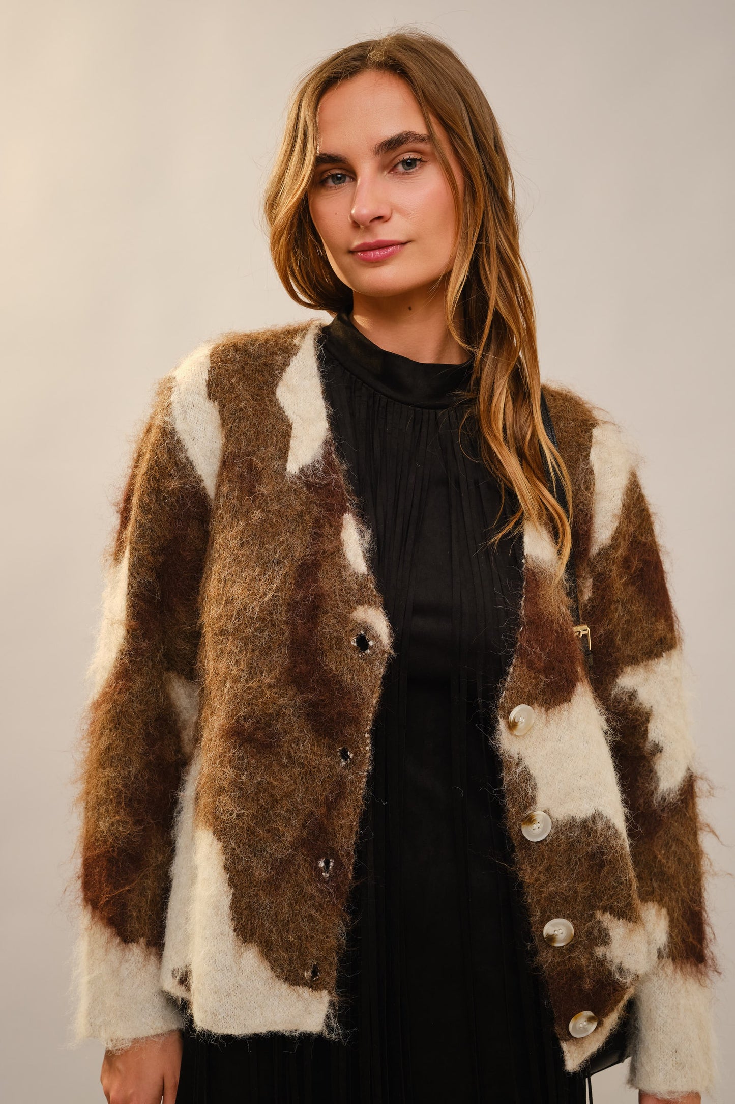 Buttercup Cow Print Jacket