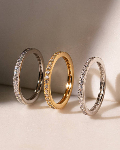 Ice CZ Band Ring