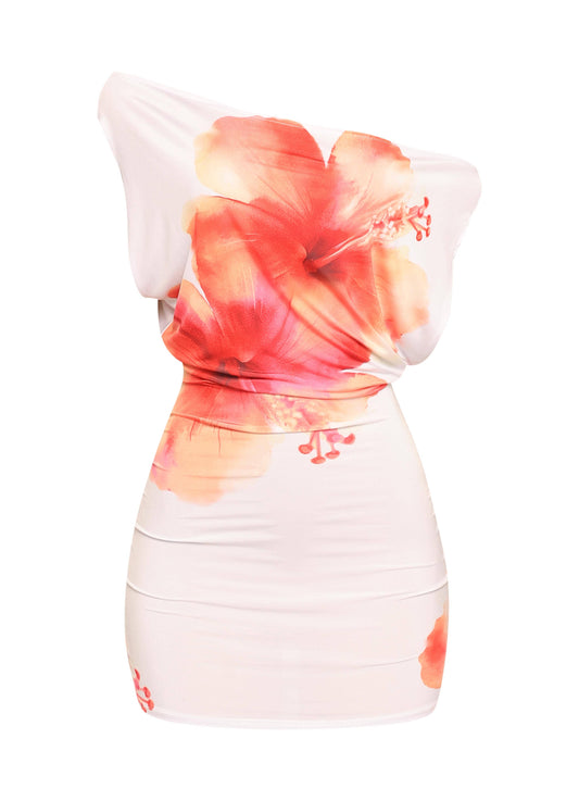 Coral Mini Dress