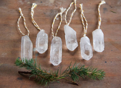 Quartz Crystal Ornament / Package Charm