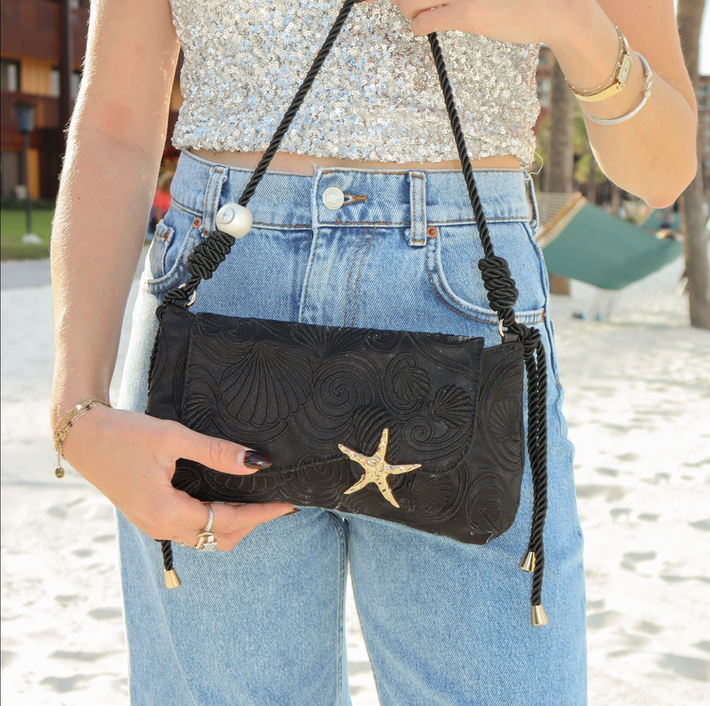 Eternal Afterglow Shoulder Bag | Midnight