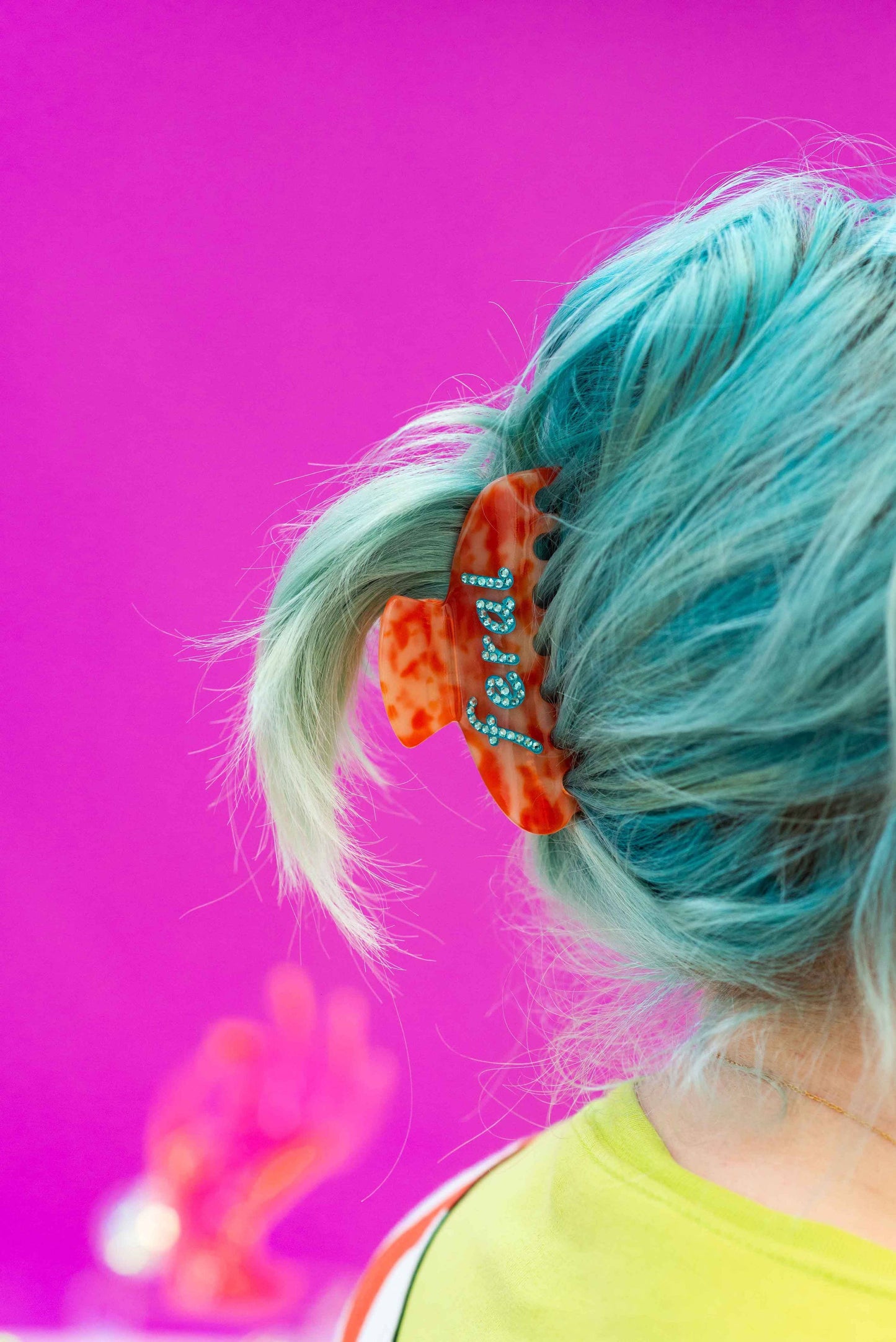 Feral Rhinestone Hair Clip