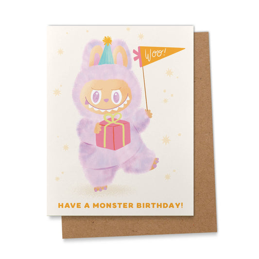 Labubu Birthday Greeting Card
