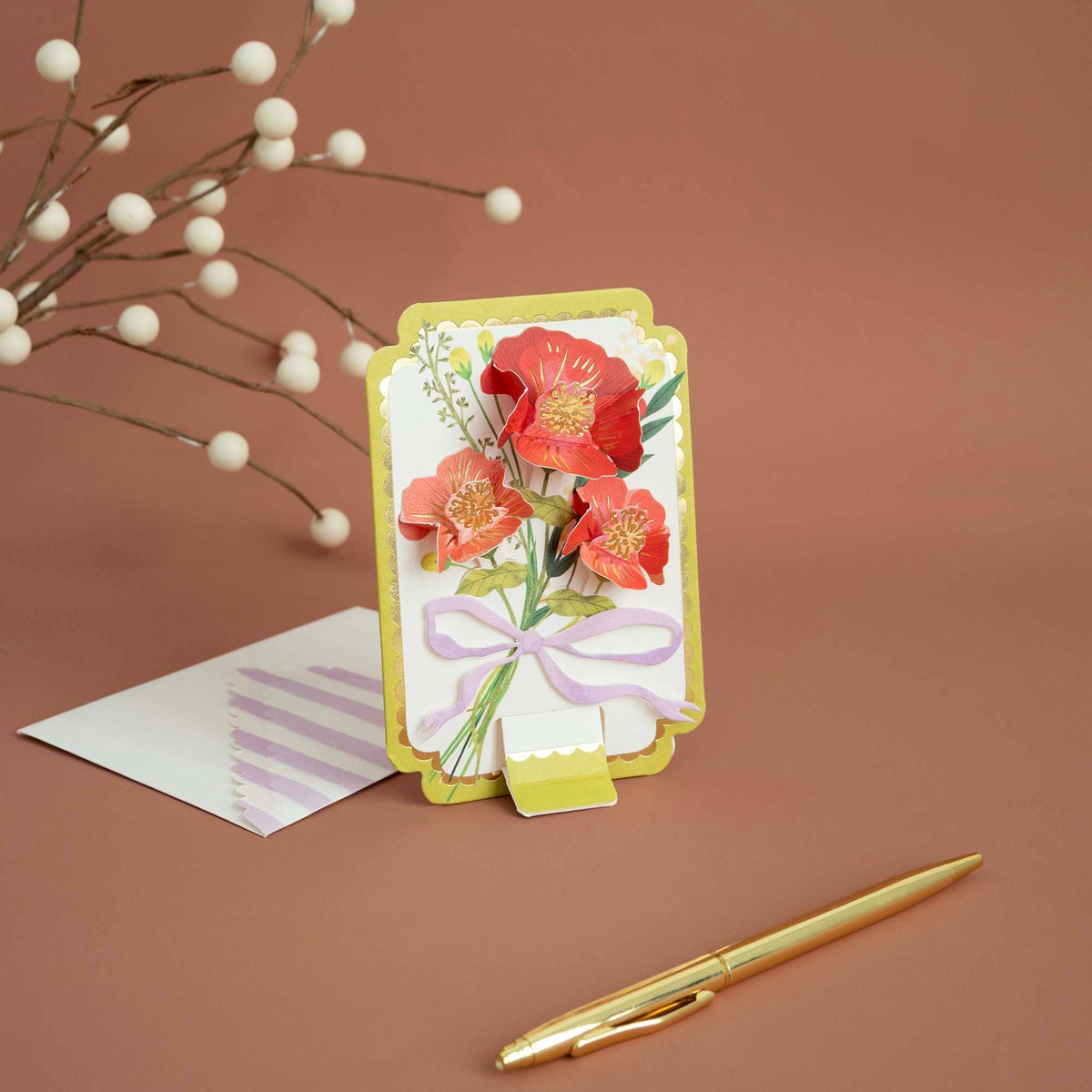 Framed Bouquet Card
