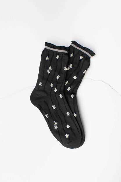 Wavy Daisy Socks