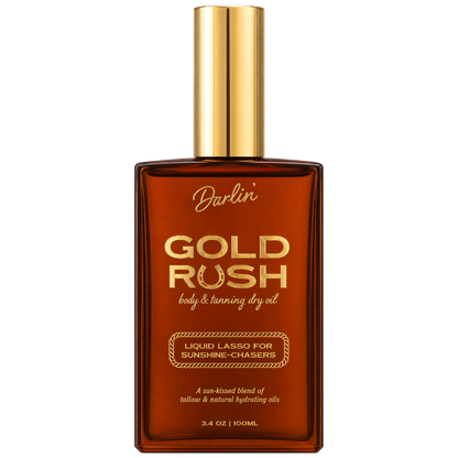 Gold Rush Body Oil | Tropical Coconut Vanilla Scented