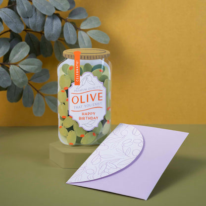 Olive Jar Birthday Card