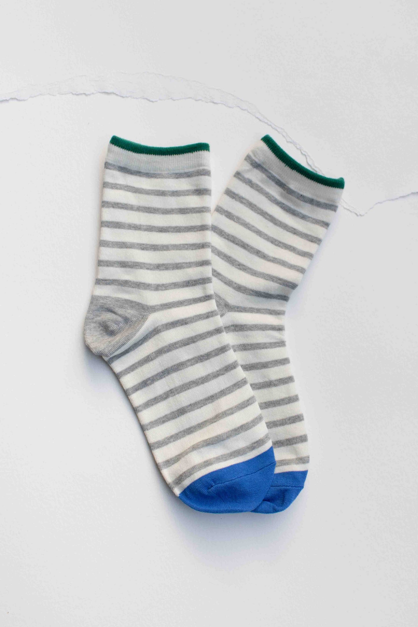 Duo Stripe Cotton Socks