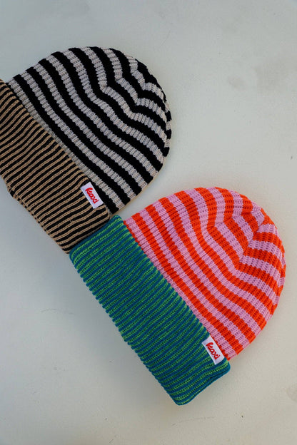 Avery Striped Beanie