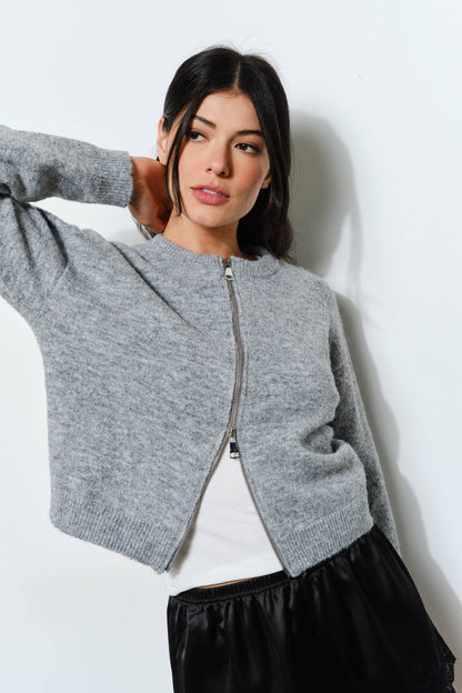 Parker Zip Cardigan