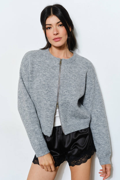 Parker Zip Cardigan