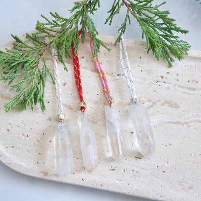 Quartz Crystal Ornament / Package Charm